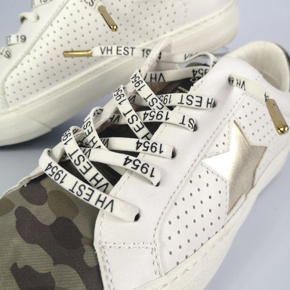 NEW Vintage Havana Sneakers women's 6.5 US White Camo - Picture 4 of 9